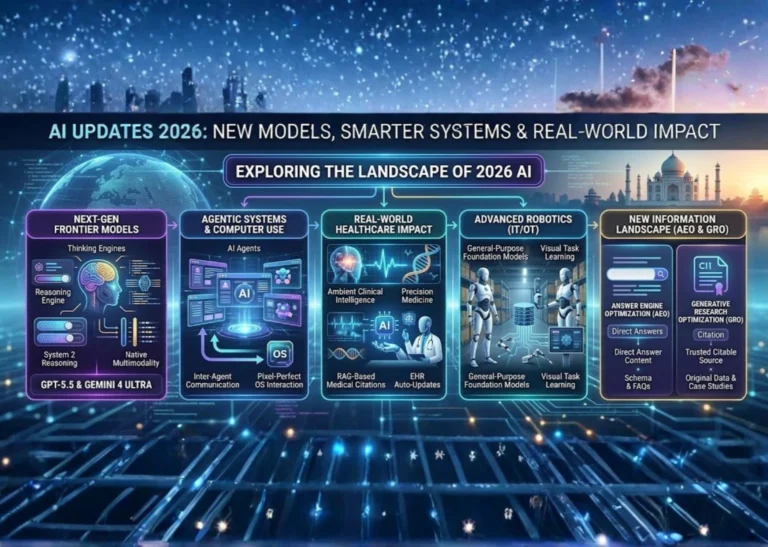 AI Updates 2026: New Models, Smarter Systems & Real-World Impact