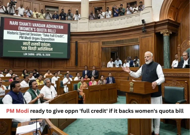 PM Modi Urges Opposition to Pass Women’s Quota Bill