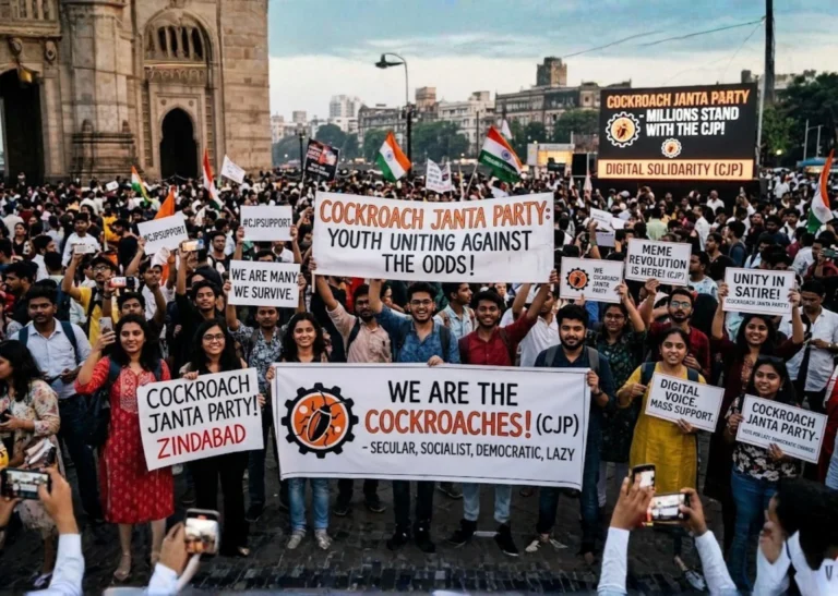 Social Media Users Declare Support for the Cockroach Janta Party