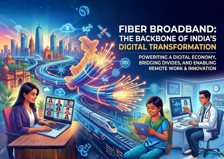 The Role of Fiber Broadband in India’s Digital Transformation