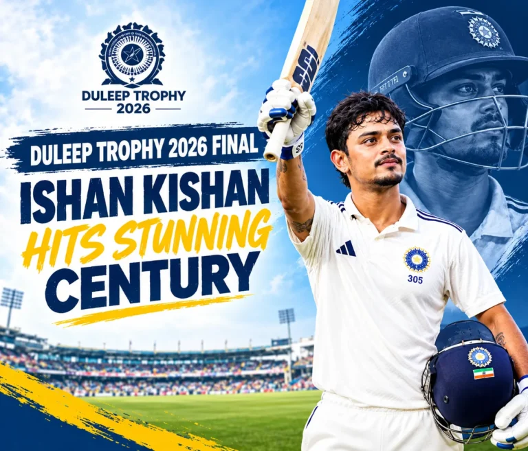 Duleep Trophy 2026 Final Day 1: Ishan Kishan Shines for East Zone